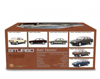 Maserati 2.0 Biturbo 1982-83 Dark Aquamarine Metallizzato Blue scuro Laudoracing 1:18 Resinemodell (Türen, Motorhaube... nicht zu öffnen!)